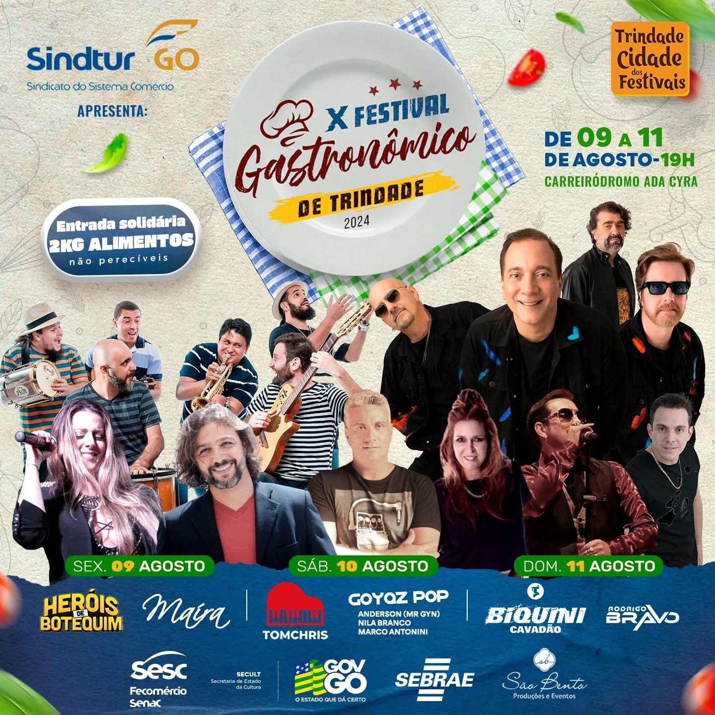 Festival Gastronomico em trindade