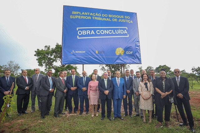 04/12/2024 - STJ inaugura bosque com 2 mil mudas doadas e plantadas pela Novacap