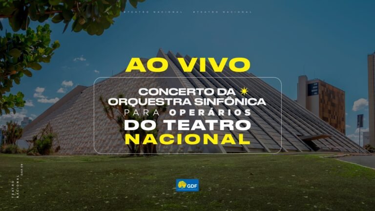 Ao Vivo: Acompanhe o concerto da Orquestra Sinfônica do Teatro Nacional