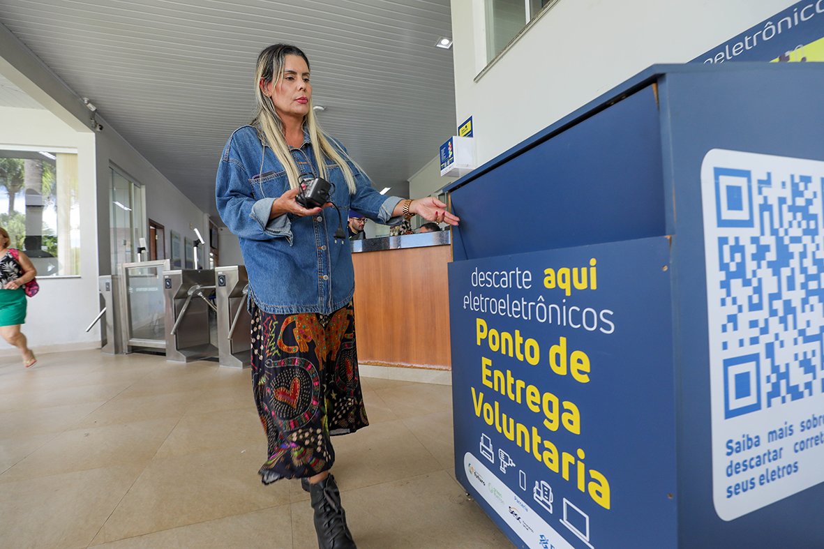 GDF garante reciclagem de mais de 420 toneladas de eletrônicos com pontos de entrega voluntária
