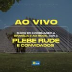 Rock de Brasília é destaque na Sala Martins Pena com show da banda Plebe Rude; assista!