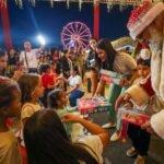 Crianças atendidas por instituições sociais participam de tarde de diversão no Nosso Natal