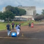 Aeronave do Detran-DF faz o transporte do 20º coração para transplante em 2024