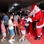 Nosso Natal leva 3 mil refeições e caravana do Papai Noel a Santa Maria
