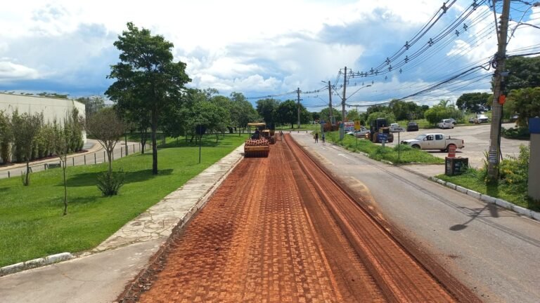 Via do Lago Norte passa por reforma em trecho de 1,5 quilômetro de extensão