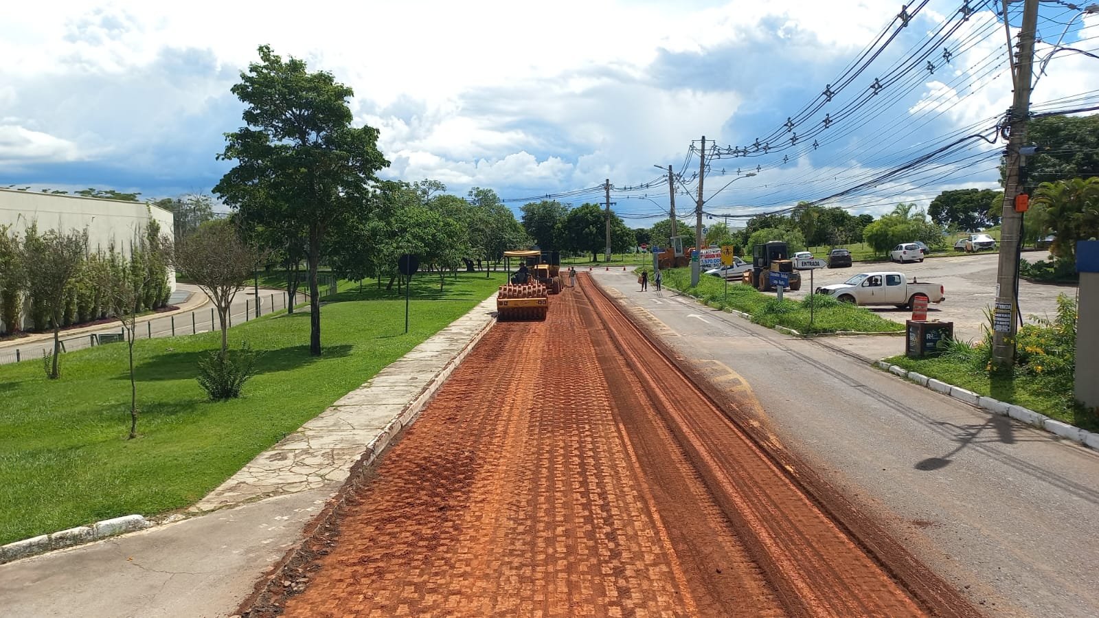 Via do Lago Norte passa por reforma em trecho de 1,5 quilômetro de extensão
