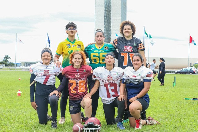 01/02/2025 - Com apoio do GDF, Brasília Pilots representa a capital em torneio de futebol americano na Colômbia