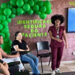 Colaboradores do HBDF participam de ação interativa sobre identificação segura do paciente