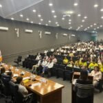 Escs recepciona novos estudantes em aula inaugural