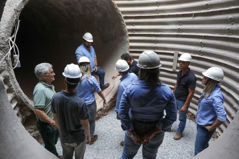 Aproximadamente mil pessoas participaram de visitas técnicas ao longo da obra do Drenar DF