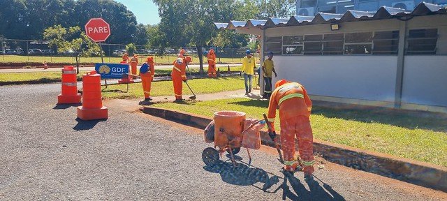04/03/2025 - Ações do GDF na UBS 1 da Asa Sul intensificam limpeza e segurança no local