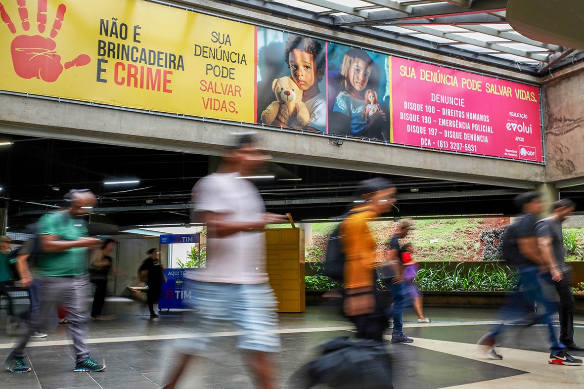 Campanha do GDF conscientiza contra exploração sexual infantil