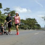 Brasilienses aproveitam o Eixão do Lazer ampliado no feriado de Carnaval