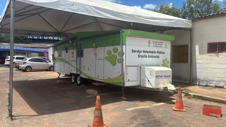 Unidade Móvel do Hospital Veterinário Popular (Hvep) levará atendimento gratuito à Estrutural