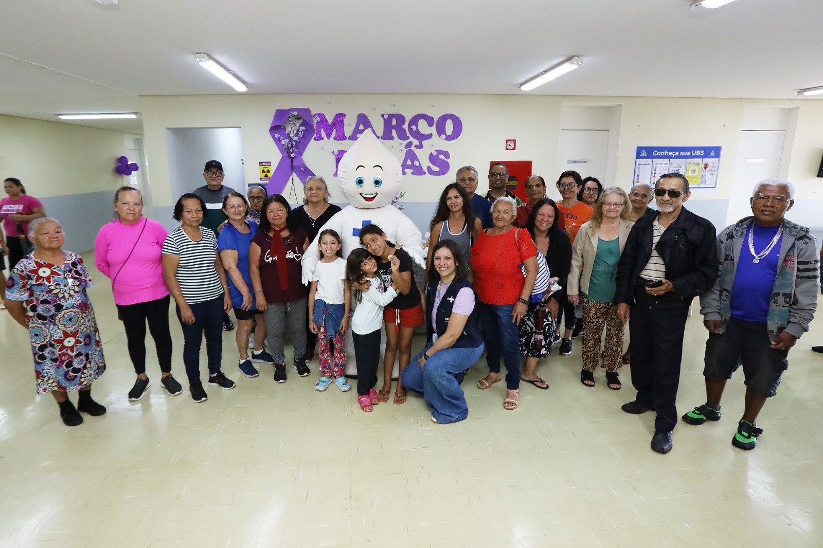 Ação do Março Lilás leva exames e testes rápidos a Ceilândia