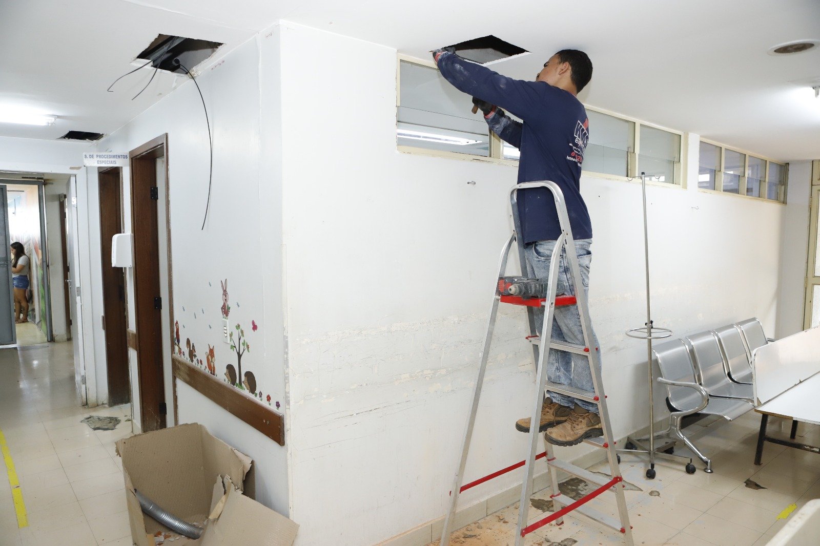 Reformas na pediatria do Hospital Regional de Ceilândia levam mais conforto a pacientes