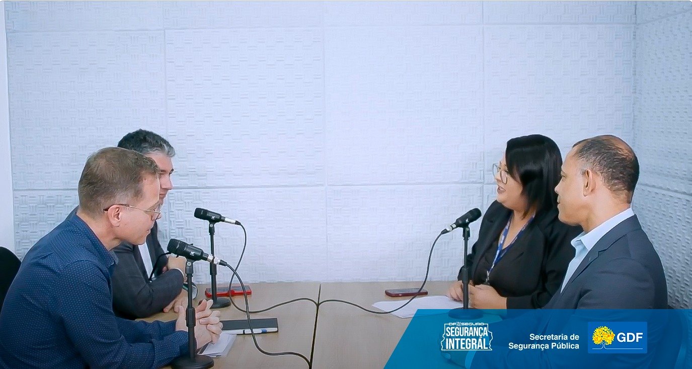 Podcast divulga resultado de pesquisa sobre clima organizacional na SSP-DF