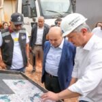 Governador Ibaneis Rocha visita obras de infraestrutura urbana no Sol Nascente