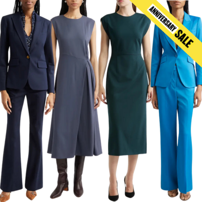 colagem de roupas de trabalho da venda de aniversário de 2025 Nordstrom