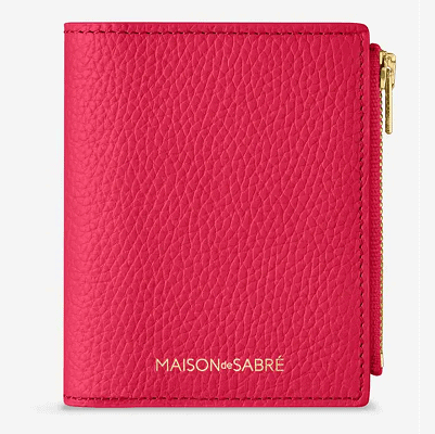 carteira bifold rosa quente