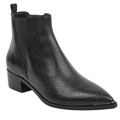 BOOT Chelsea com couro texturizado