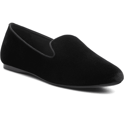 Black Velvet Almond-Toe