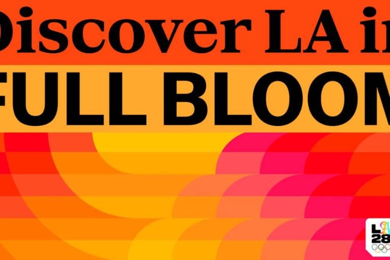 LA28 apresenta identidade visual inspirada em flores – 23/03/2026 – Esporte