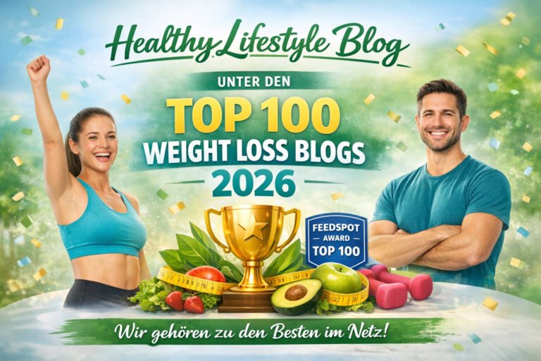 Blog HealthyLifestyle entre os 100 melhores blogs sobre perda de peso de 2026 – prêmio do Feedspot