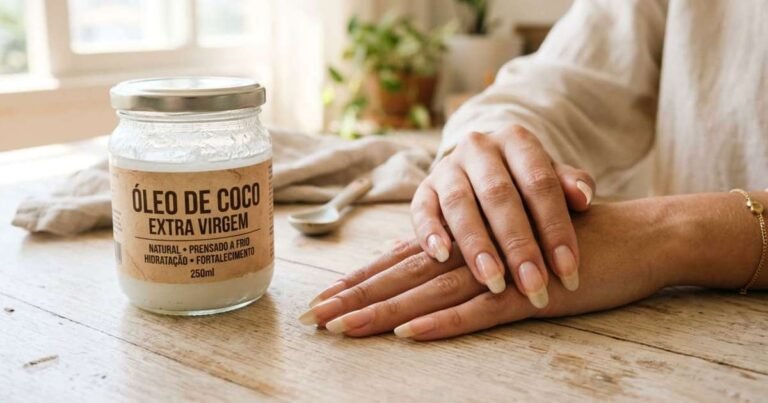 Como usar óleo de coco para fazer suas unhas crescerem de forma natural e rápida