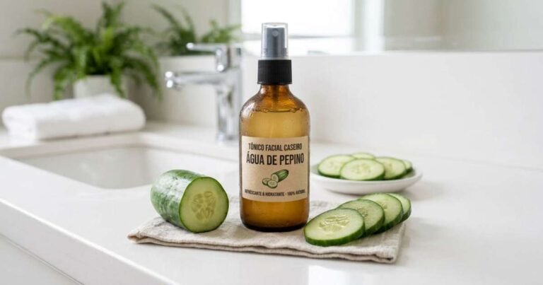 É barato e faz bem para a pele! Como preparar e usar água de pepino em casa