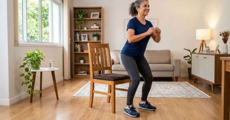 A partir dos 50 anos, você deve fortalecer o abdômen, praticar exercícios funcionais, manter o equilíbrio e evitar o sedentarismo prolongado