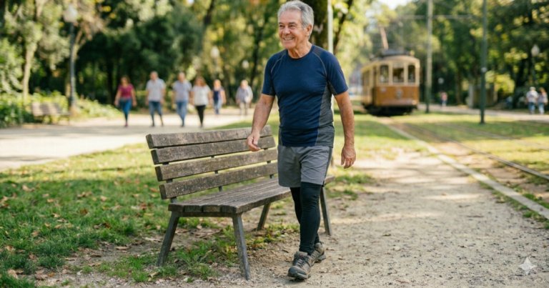 Caminhar após os 60 anos é ótimo, mas deveria ser combinado com estes exercícios com ou sem pesos