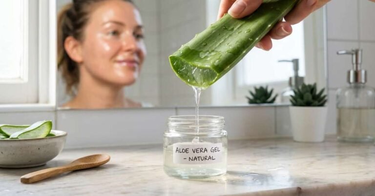 Como fazer um gel de babosa para o rosto para renovar a pele e manter o visual saudável