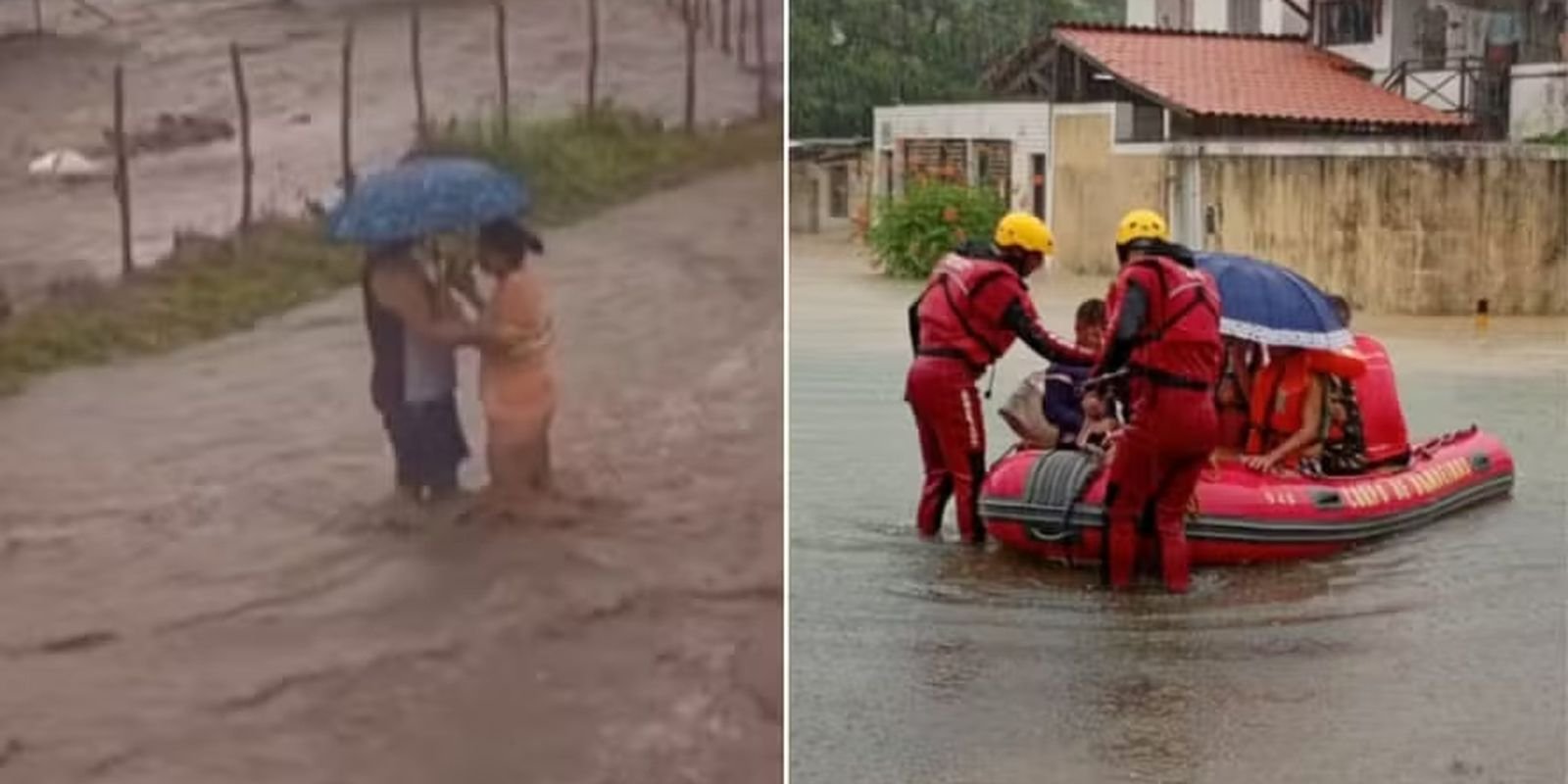 Chuvas levam cidades de Pernambuco e Paraíba à situação de emergência