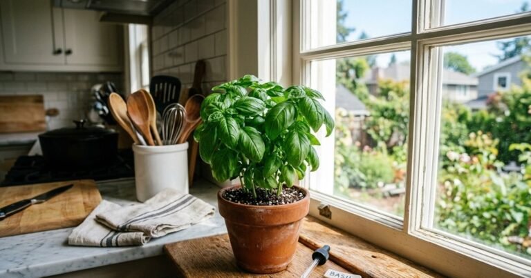 De fácil cultivo, esta erva aromática rica em antioxidantes e vitaminas, que auxilia na imunidade e na digestão, cresce sem esforço em vasos pequenos