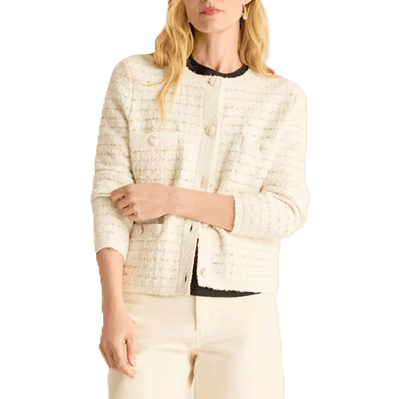 cardigan feminino branco