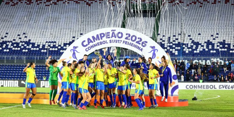 Brasil derrota Argentina e é campeão Sul-Americano Sub-17 feminino