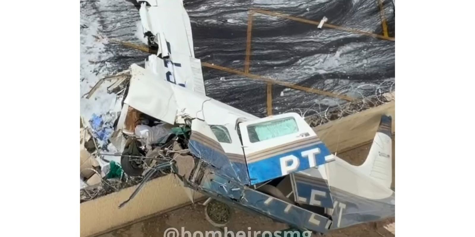 Acidente de avião mata dois e fere três em Belo Horizonte