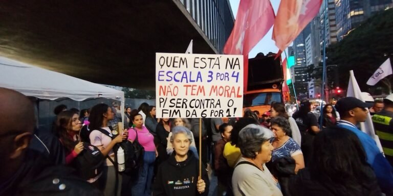 Em SP, centrais sindicais e movimentos sociais pedem fim da escala 6x1