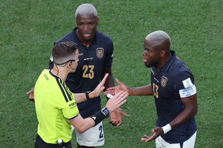 Copa: Caicedo fica 1min fora por nova regra de contusões – 14/06/2026 – Esporte