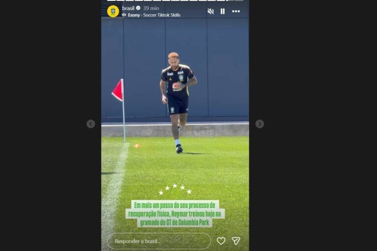 Neymar treina no campo pela primeira vez nos EUA – 16/06/2026 – Esporte