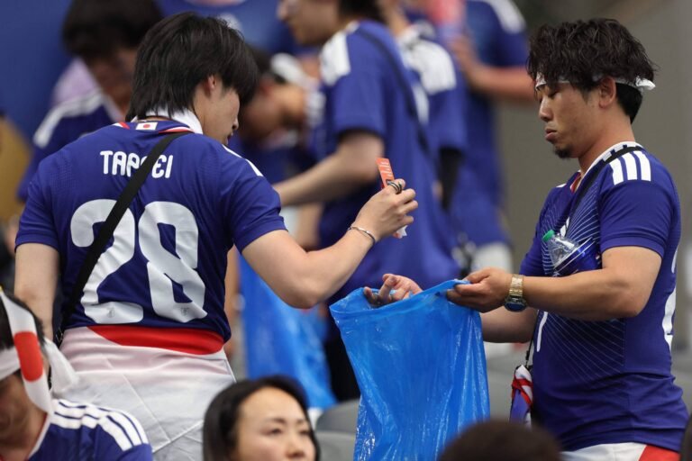 Copa: Japoneses limpam estádio após jogo contra a Holanda – 16/06/2026 – Esporte