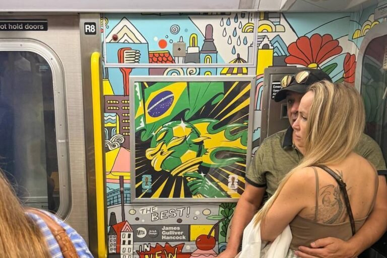 Copa: Metrô de NY decora trens com cores de seleções – 18/06/2026 – Esporte