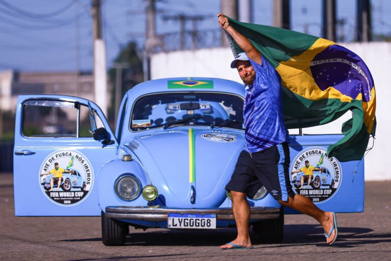 Gremista vai de fusca até os EUA para ver o Brasil na Copa – 21/06/2026 – Esporte