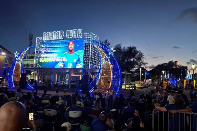 Torcedores em Curaçao celebram, de azul, o empate na Copa – 21/06/2026 – Esporte