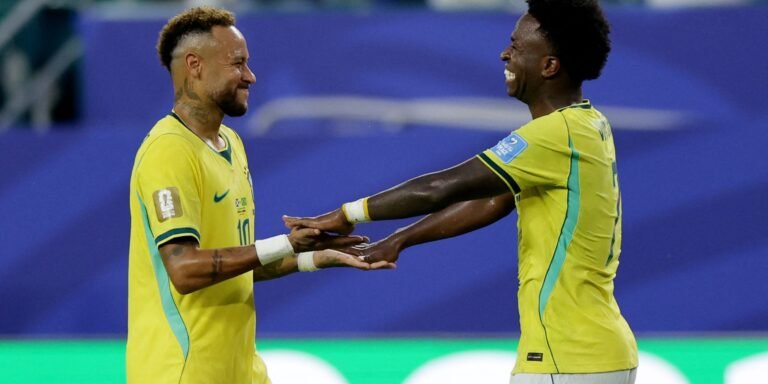 Vini Júnior brilha, e Brasil vence e convence; Neymar entra bem