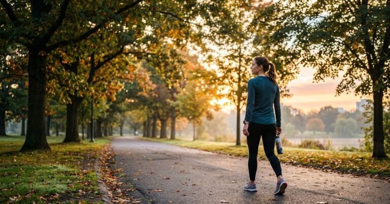 “Caminhar 1 hora por dia, 7 dias por semana, em ritmo tranquilo, queima 75.000 calorias por ano.”