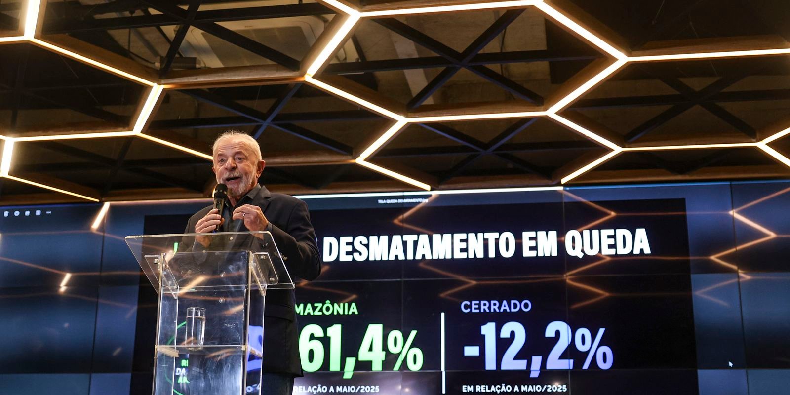 Desmatamento na Amazônia tem queda de 60% e Lula diz que EUA mentem