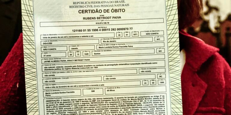 Ditadura Militar: governo emite mais 95 certidões de óbito retificadas