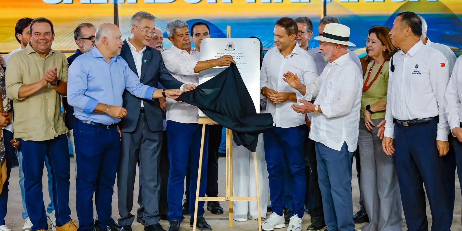 Cerimônia marca início das obras da Ponte Salvador-Ilha de Itaparica